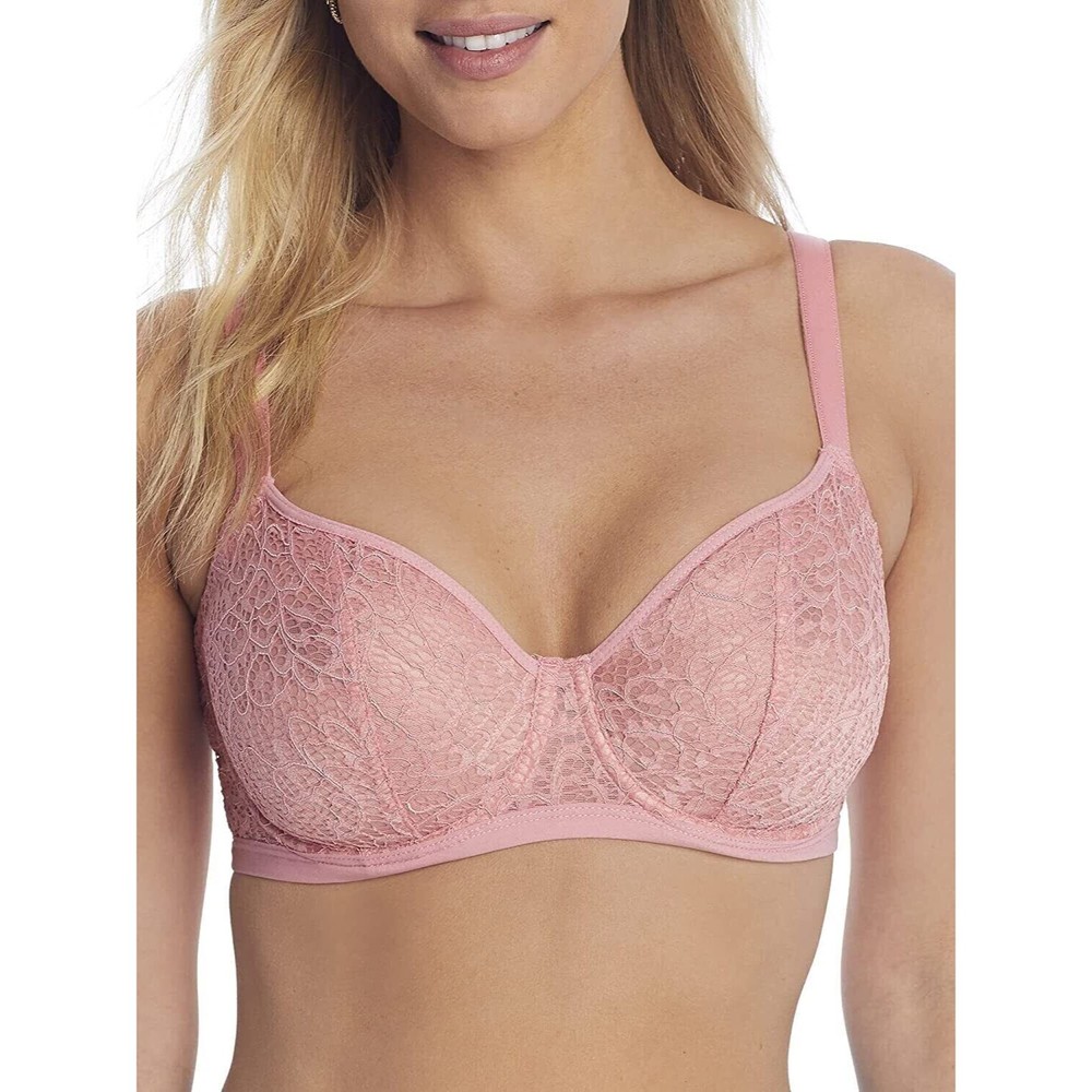 CAMIO MIO Pale‎ Punch All Over Lace Underwire Bra, US 34DDD
